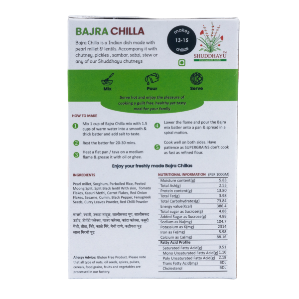 Product NameBajra Chilla Mix